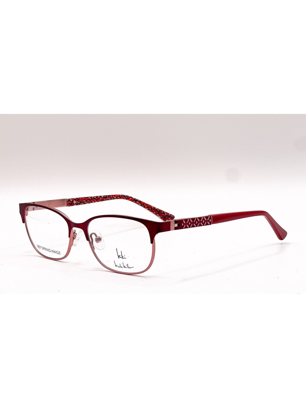 Nicole Miller Callie C03 Pink Rectangle Authentic Eyeglass Frames 49-15-130